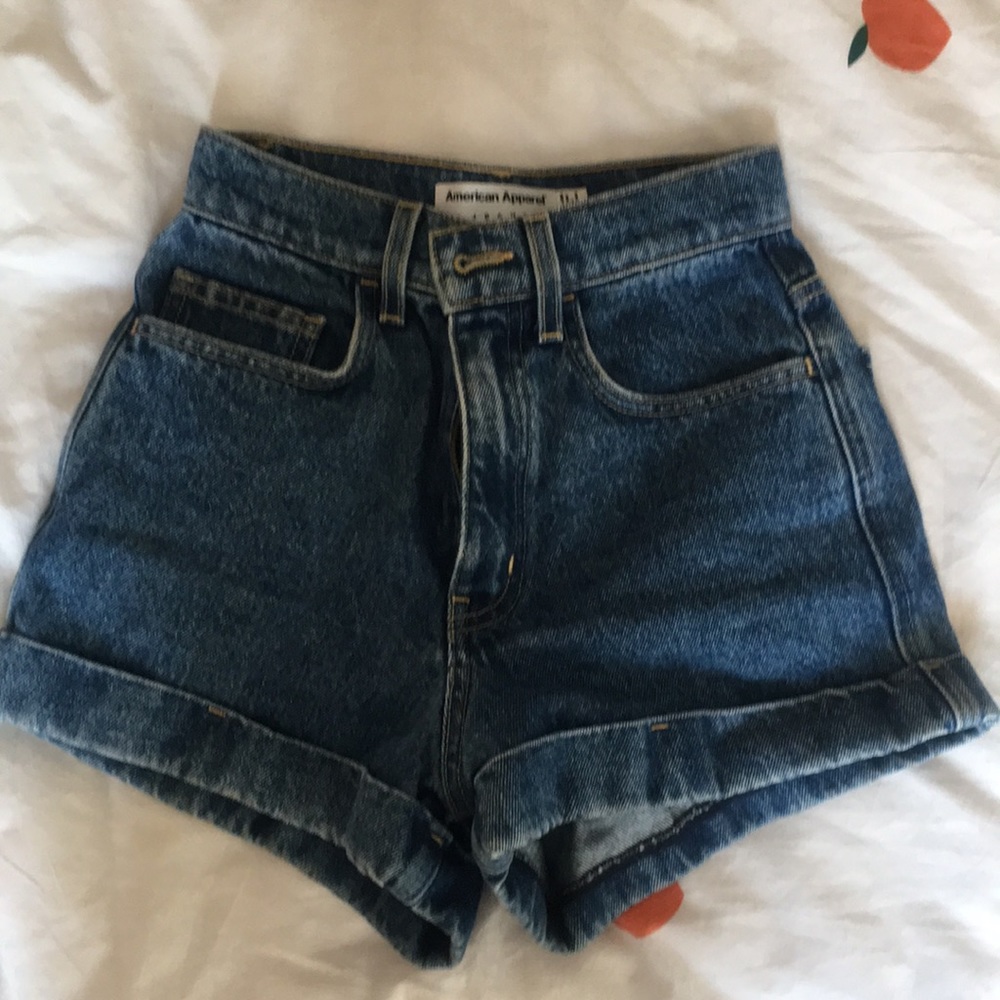 American Apparel high waisted shorts
